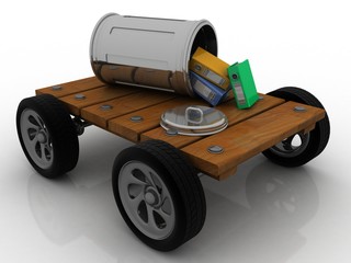 3d rendering folder in recycle bin