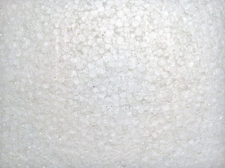 Top view of white foam board texture background.