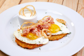 breakfast in the cafe