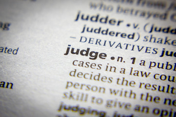 Word or phrase Judge in a dictionary.