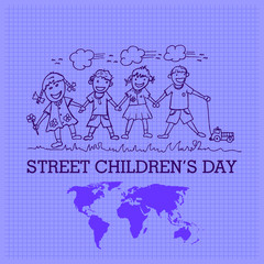 Street Children’s Day, poster and banner