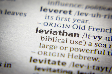 Word or phrase Leviathan in a dictionary.