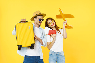 couple painting wall