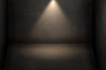 Texture dark concentrate floor with mist or fog