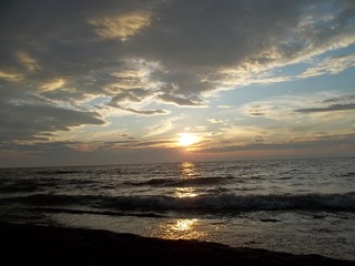 Obraz premium sunset over the sea