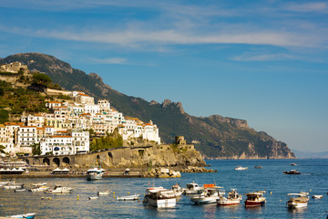Fototapeta na wymiar View of Amalfi, Italy