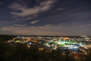 Panorama of the night city