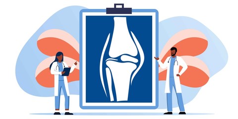 Joint, Bone Health Action Week. Osteoporosis world day concept, osteoarthritis anatomical. Joint pain, fragility of lower leg. Human anatomy healthcare medical concept. For banner, landing page, flyer