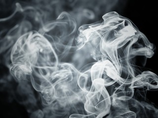 Fototapeta premium abstract smoke on black background