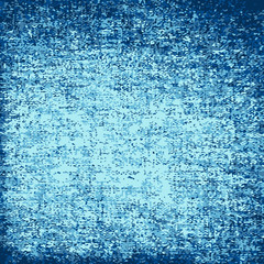Blue denim fabric jeans, vector shabby denim fabric, jeans background pattern
