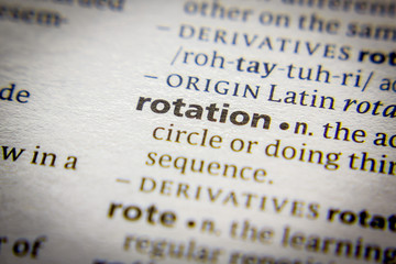 Word or phrase Rotation in a dictionary.