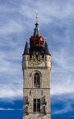 Obraz premium Belfry tower of Dendermonde, Belgium