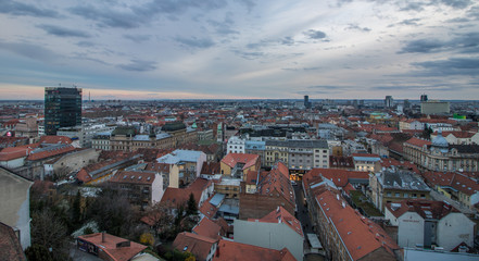 Fototapeta na wymiar Zagreb city center, Croatia