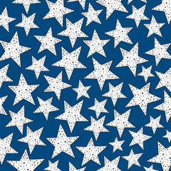 Background with stars in scandinavian style . Geometric design for decoration 