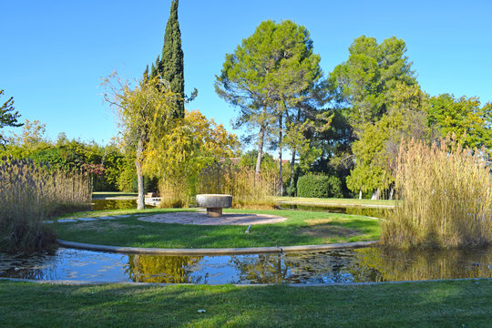 Parque Publico en provincia de Barcelona España