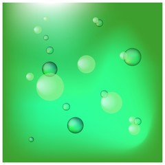 Dark GREEN vector cover with bubble 3D. Glitter line abstract style illustration with gradient. New design for your business advert, poster, banner, of website, etc. Background for a cell phone.