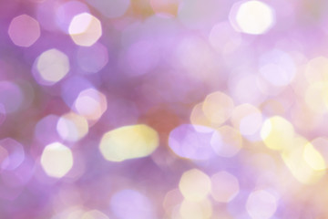 キラキラでカラフルなボケ　背景　シルバー、ピンク、グレー、紫、ゴールド