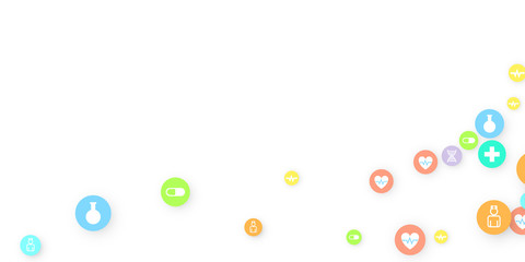 Pharmacy Background. Clinic Backdrop.