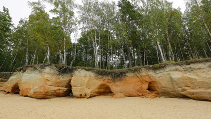 Sandy caves, Salacgriva