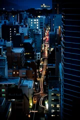 Foto auf Alu-Dibond Nachtleben der Stadt Tokio © Chayut