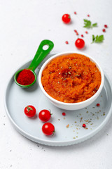  Courgette puree with ground spices