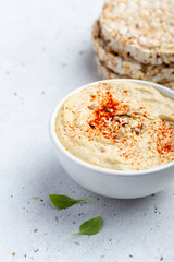 Classic hummus with spices