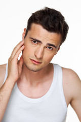 Fototapeta premium young man with headache