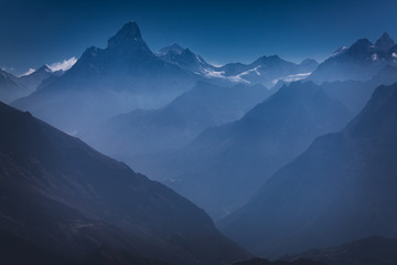 Ama Dablam and Himalayas