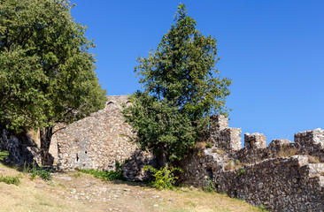 Fototapeta premium Open-air museum Mistras. The medieval city in Greece, near town Sparta.