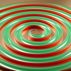 Elegant minimal background. 3d illustration, 3d rendering.