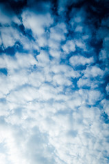 Blue sky and white clouds