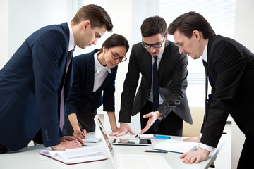 Business people working together in the office
