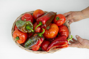 red pepper in a bowl
