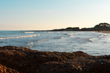 El Cargador beach in Alcossebre, in the spanish Costa del Azahar