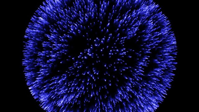 Phantom Blue Particle ball Abstract Background, Footage for different events and projects!!! Drop it over your current footage & composite using Add or Screen blend modes.