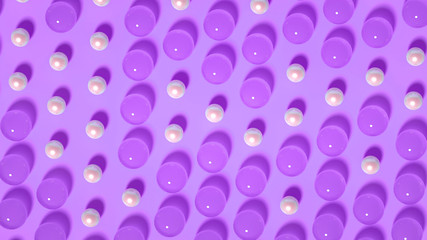 Beautiful background with geometric shape. 3d illustration, 3d rendering.