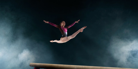 Female gymnast.