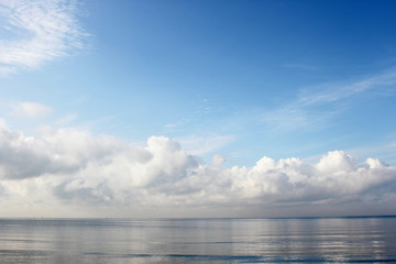 Blue sky with clouds