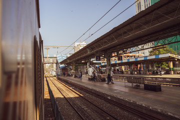Zugfahrt in Indien