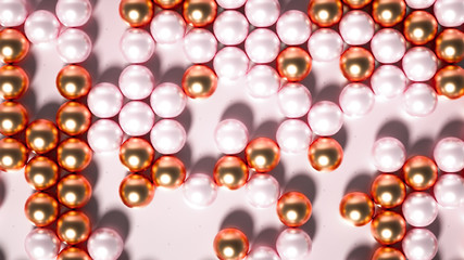 Beautiful background with geometric shape. 3d illustration, 3d rendering.