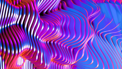 Abstract colorful background. 3d illustration, 3d rendering.