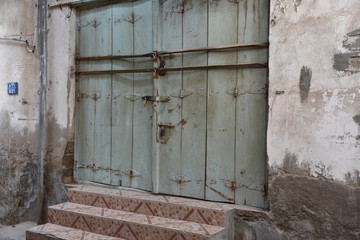 Old Faded Barn Doors, Muscat, Oman