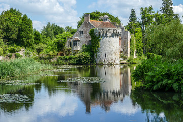 Fototapeta na wymiar Scotney Castle in Kent, England