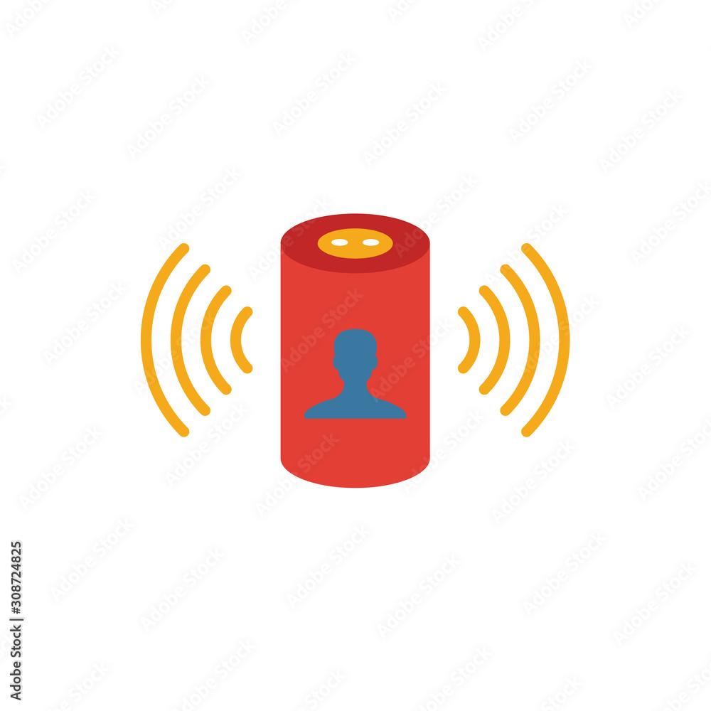 Aufkleber digital assistant icon. simple element from smart home icons collection. creative digital assistant 