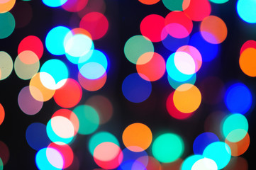 Fototapeta premium Colored abstract background with bokeh
