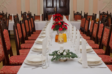 Christmas eve table
