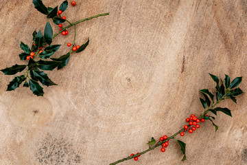 Preparing handmade Christmas decorations at home