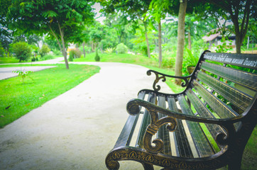 bench in the park