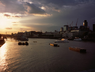 Thames River, London, England