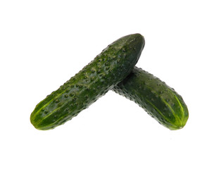 cucumber isolated on white background